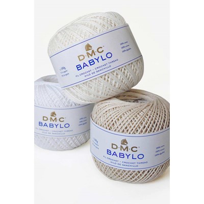 Fils à crocheter - BABYLO grosseur 5 - 100 gr - DMC
