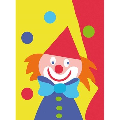 Kit canevas DMC le clown jongleur