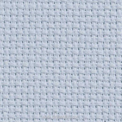 Toile aida 5.5 pts bleu clair - gold standard de Charles Craft à broder
