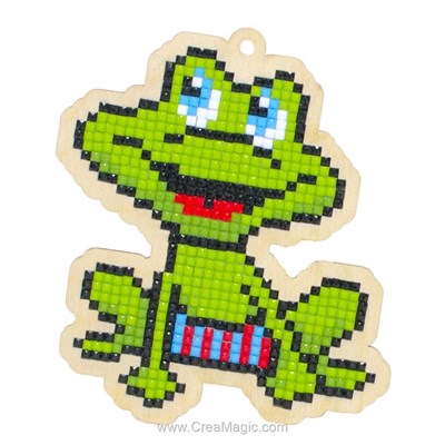 Broderie diamant happy frog - Wizardi