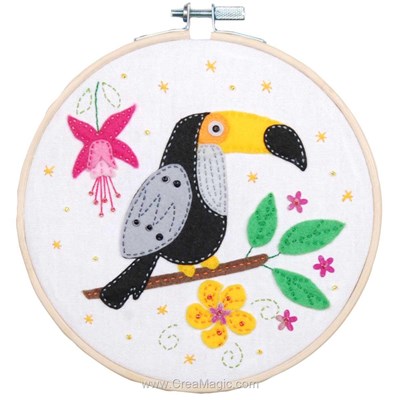 Kit feutrine toucan - Vervaco