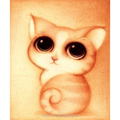 Broderie diamant cute kitten de Diamond Painting