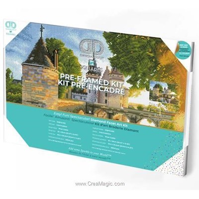 Broderie diamant Squares - River castle - Diamond Dotz