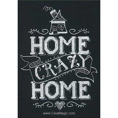 Home cray home broderie au point de croix compté - Dimensions