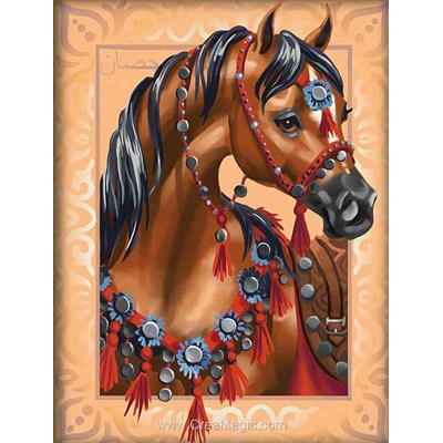 Broderie diamant Diamond Painting arabian horse