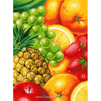 Kit broderie diamant fruits - Diamond Painting