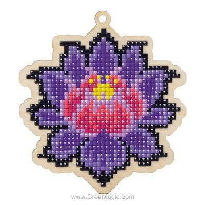 Broderie diamant magical lotus de Wizardi