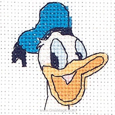 Broder au point de croix walt disney donald - Anchor