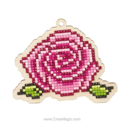 Kit broderie diamant rose - Wizardi