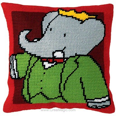 Kit coussin Royal Paris au demi point babar
