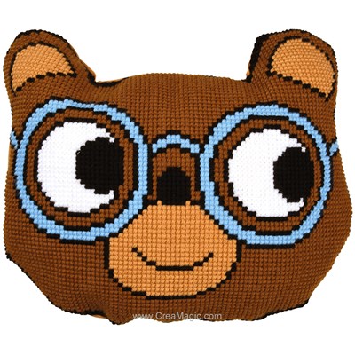 Coussin Ours avec dos inclus - Vervaco