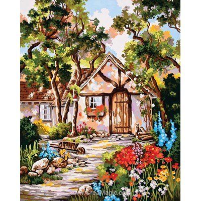 Canevas cottage rustique - Collection d'art