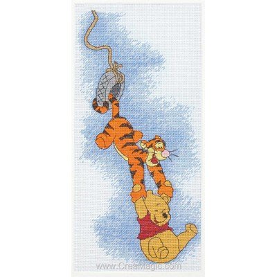 Le saut de winnie et tigrou walt disney kit broderie - Anchor