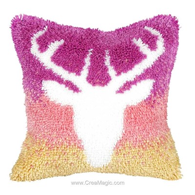 Kit coussin point noue Orchidea cerf girl