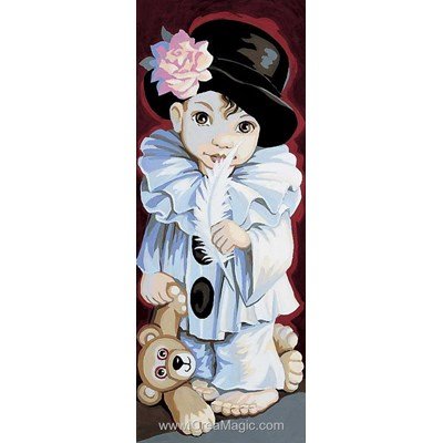 Pierrot au chapeau canevas - Royal Paris