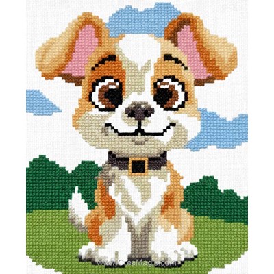 Broderie Traditionnelle Chien - Marie Coeur