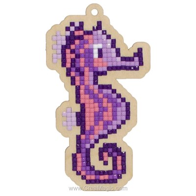 Kit broderie diamant sea horse - Wizardi