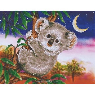 Broderie diamant - Koala au clair de lune - Diamond Dotz