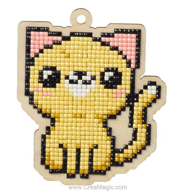 Kit broderie diamant cat eugene - Wizardi