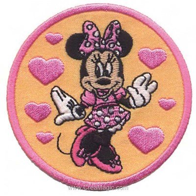 Motif thermocollant minnie jolie - MLWD