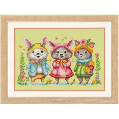 Kit broderie Petits animaux - Vervaco
