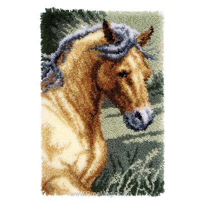 Kit tapis point noue le cheval glorieux de Vervaco