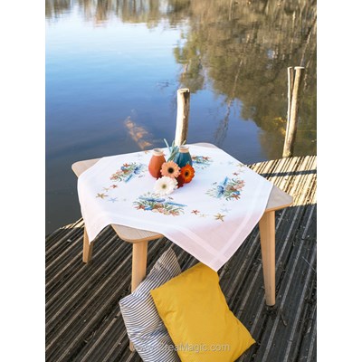 kit Nappe à broder Océan breeze - Vervaco