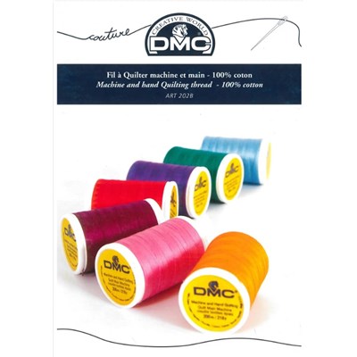 Carte de couleurs - Fil à quilter 100% coton imprimée - DMC
