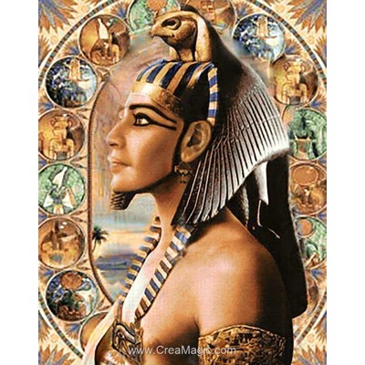 Kit broderie diamant vice-roi de dieu - pharaon - egypte de Wizardi