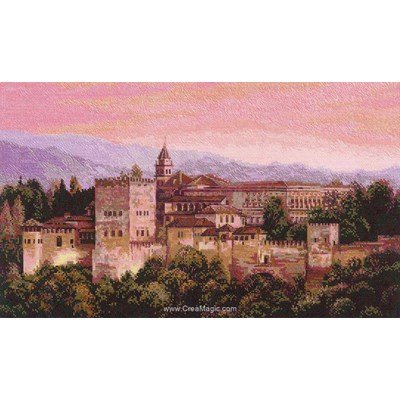 Alhambra tableau point de croix - RIOLIS