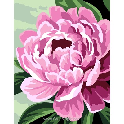 kit Canevas Complet Pivoines - Margot