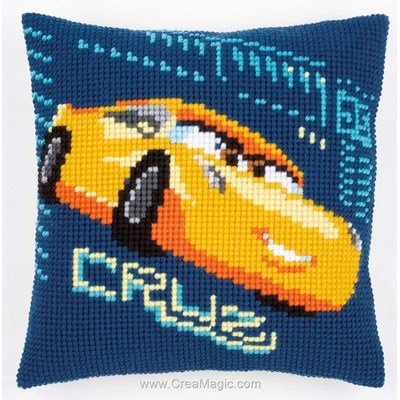 Kit coussin point de croix disney cars cruz - disney - Vervaco