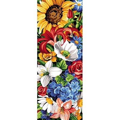 Mur floral canevas - SEG