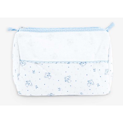 Trousse de toilette bébé à broder koala - bleu de DMC