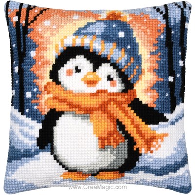 Coussin Pingouin frileux - Vervaco