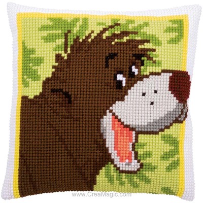 Kit coussin au point de croix disney baloo - Vervaco