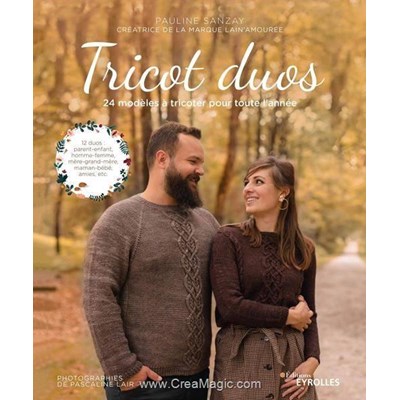 Livre Tricot duos - Librairie Créative