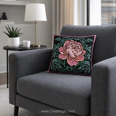 Canevas imprimé Pivoine - SEG