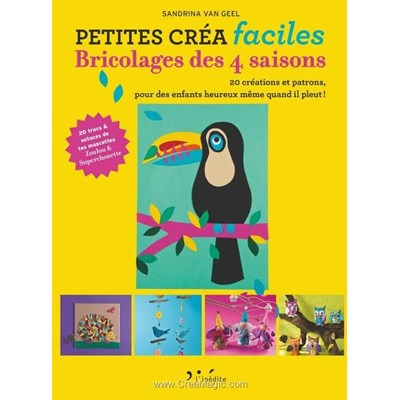 Livre - Bricolage des 4 saisons - petites crea faciles - Librairie Créative