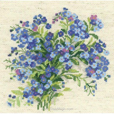 Les myosotis kit broderie - RIOLIS