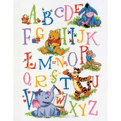 Kit Vervaco abécédaire disney winnie et compagnie