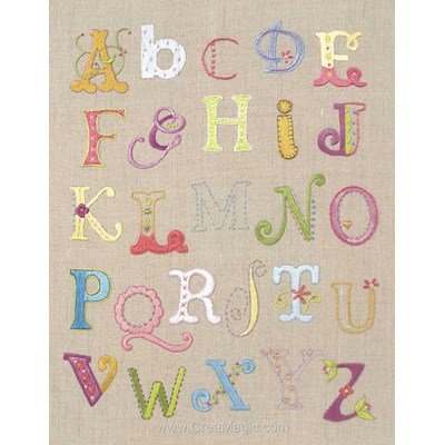 Kit de broderie traditionnelle alphabet sampler - Anchor