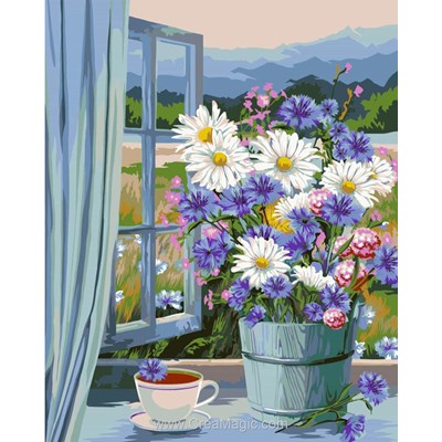 Peinture par numéro - Altai Bouquet - Wizardi