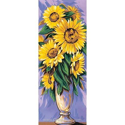 Vase de tournesols canevas - Royal Paris