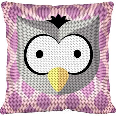 Kit coussin hibou coquin de Margot au demi point