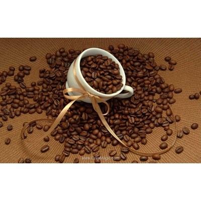 Broderie diamant grains de café - Diamond Painting