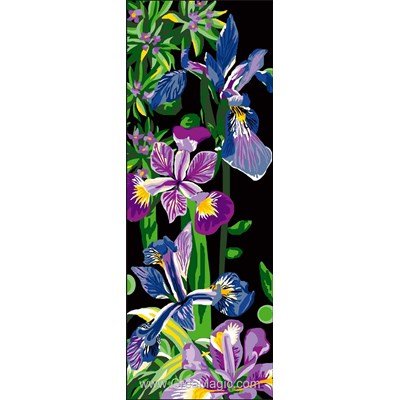 Luc Création canevas iris et papillon