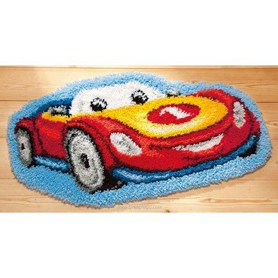 Kit tapis point noué cars de disney - Vervaco