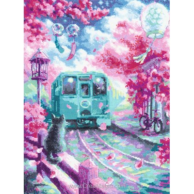 Kit broderie Spring express - RIOLIS