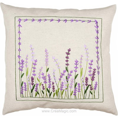 Coussins broderie Traditionnelle - Brins de lavande dansant - Vervaco